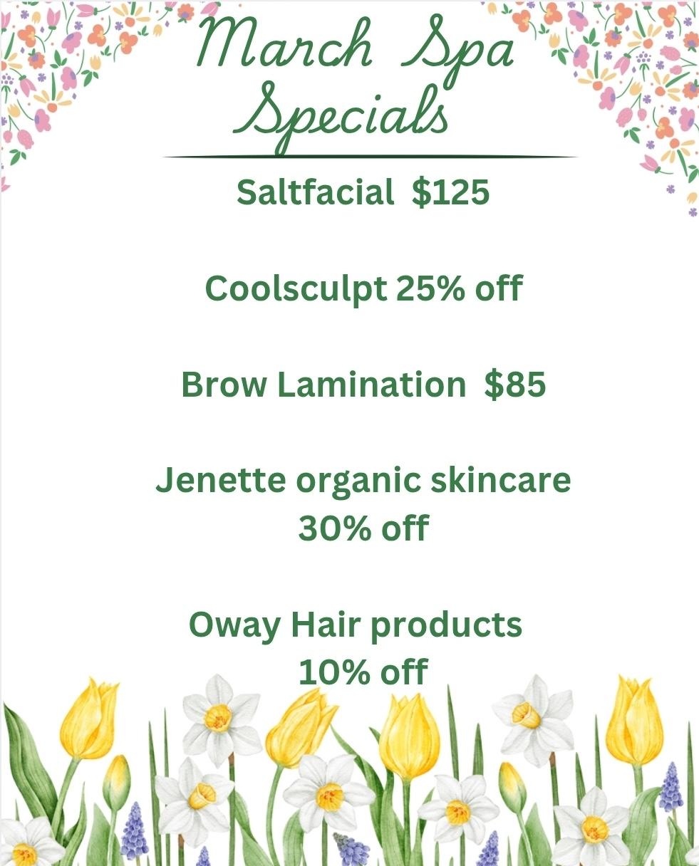 March Spa Specials