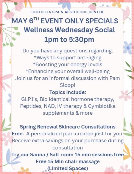 May 6th Wellness Wednesday
