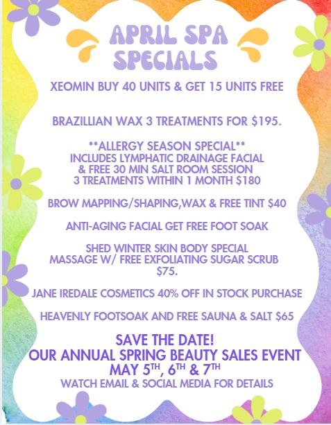March Spa Specials