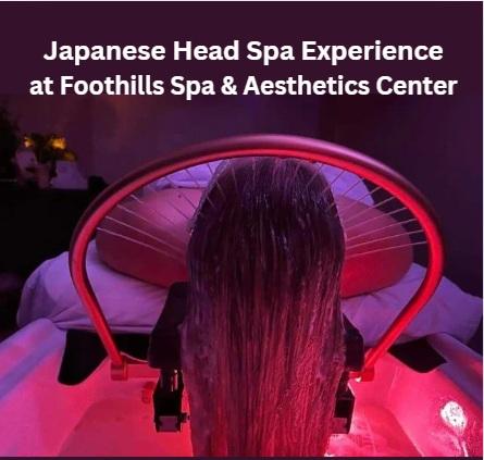 Japanese Head Spa treatment at Foothills Spa