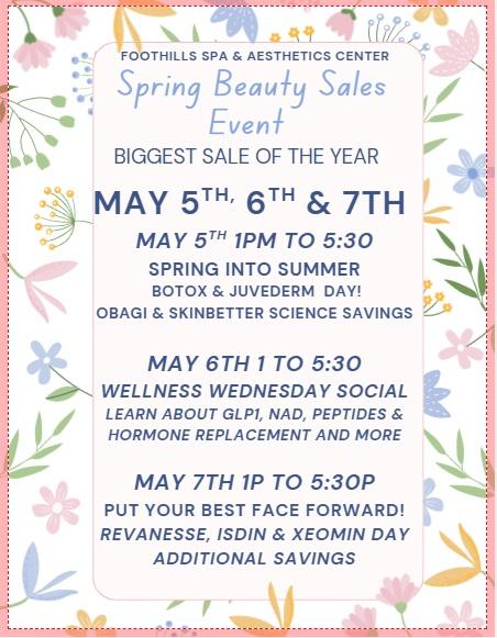 Spring Beauty Sales Event Overview